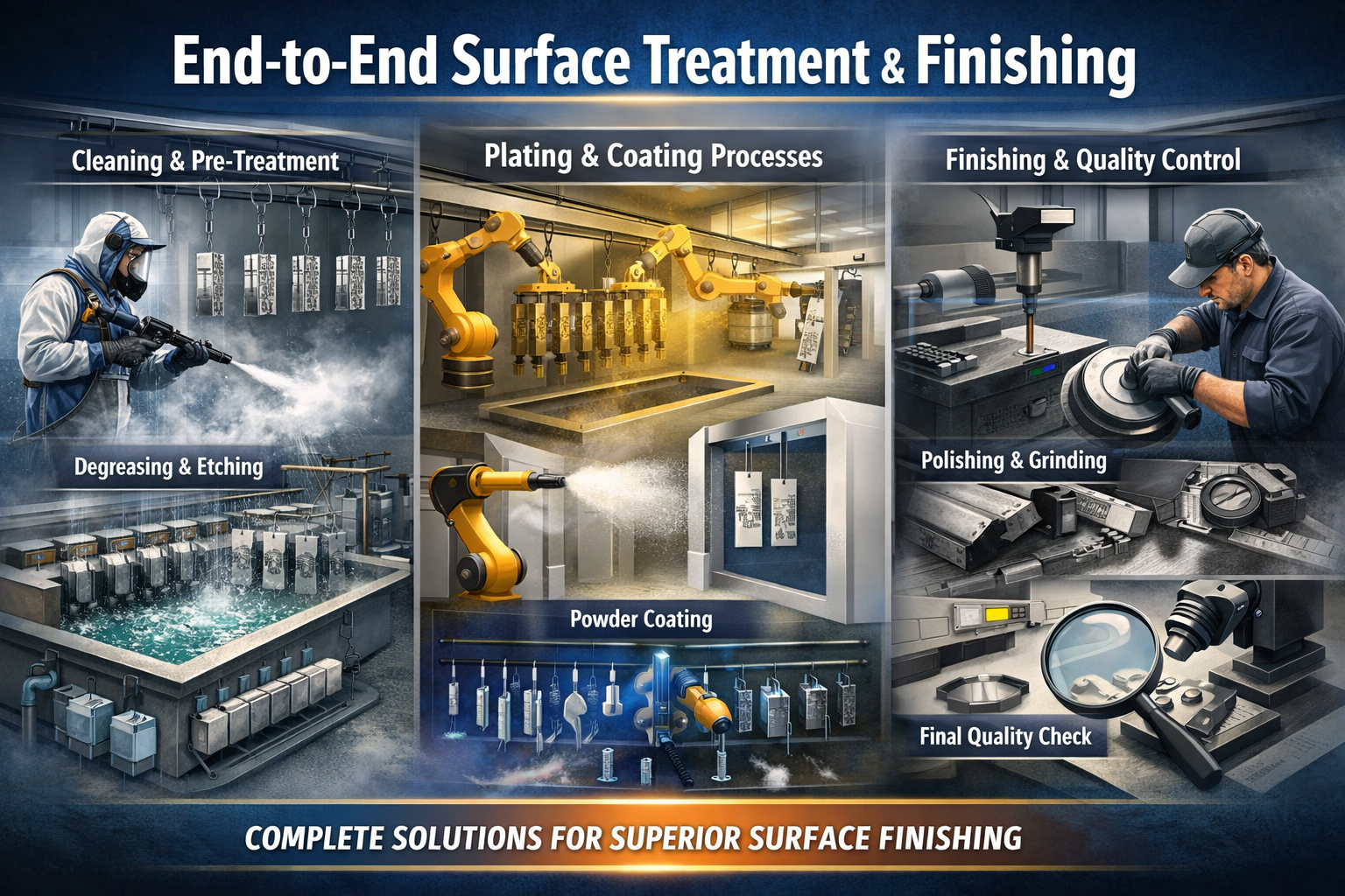 End-to-End Surface Treatment & Finishing Solutions